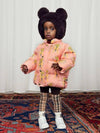 kids padding Winter flowers aop city puffer jacket 2471011328 - MINI RODINI - BALAAN 5