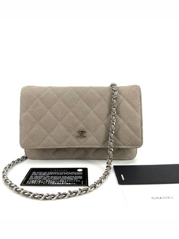 Matt caviar woc mini bag cross - CHANEL - BALAAN 1