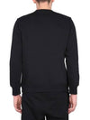 Zebra Patch Organic Cotton Sweatshirt Black - PAUL SMITH - BALAAN 4