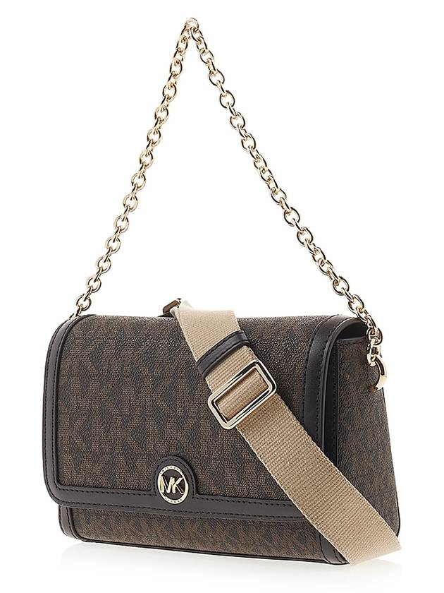 Freya Chain Small Shoulder Bag Brown - MICHAEL KORS - BALAAN 3