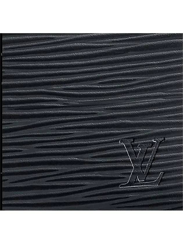 Epi Logo Leather Card Wallet Black - LOUIS VUITTON - BALAAN 6