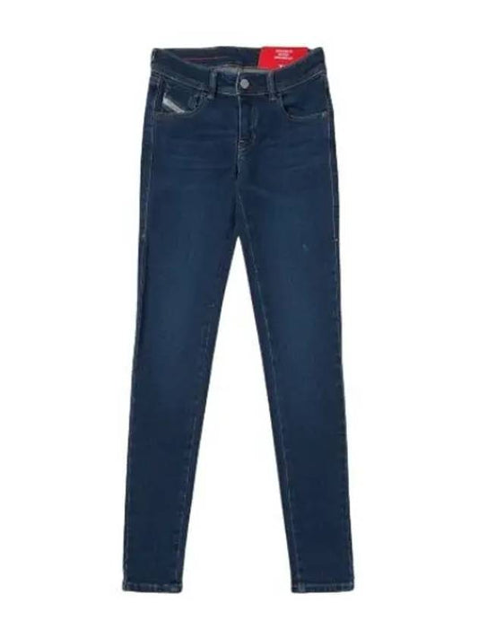 Slandy raw denim pants dark blue jeans - DIESEL - BALAAN 1