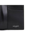 Men's Tiny Monogram Logo Half Wallet Black - SAINT LAURENT - BALAAN 8