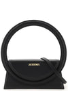 Le Sac Rond Circle Purse Tote Bag Black - JACQUEMUS - BALAAN 3