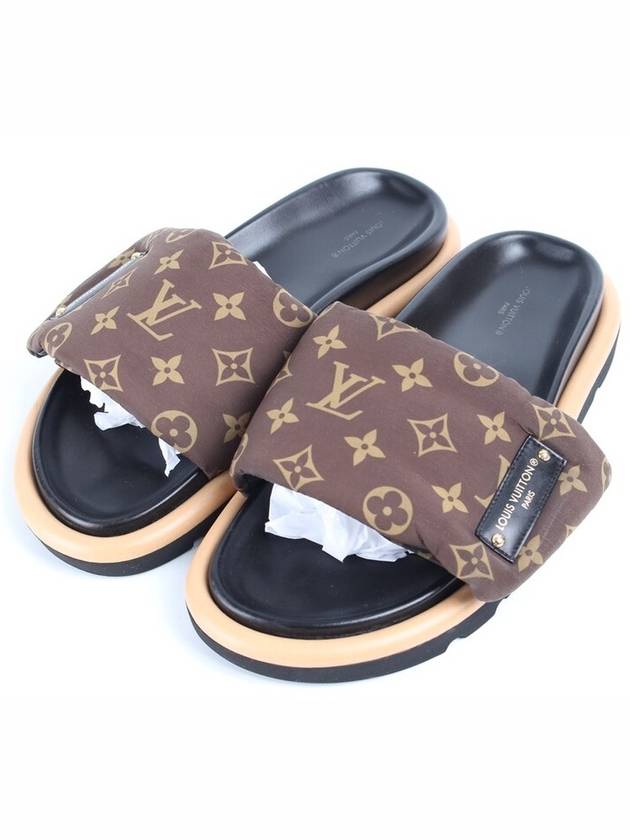 Full Pillow Flat Comfort Mule Slippers 39 260 - LOUIS VUITTON - BALAAN 1