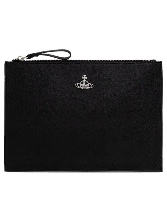 Derby Clutch Bag Black - VIVIENNE WESTWOOD - BALAAN 1