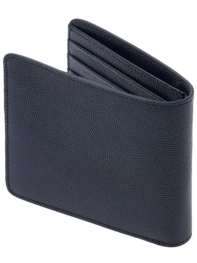 Heart Logo Half Wallet Navy - AMI - BALAAN 4