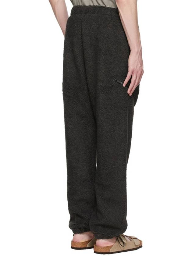 Sherpa Fleece Lounge Track Pants Black - FEAR OF GOD ESSENTIALS - BALAAN 4