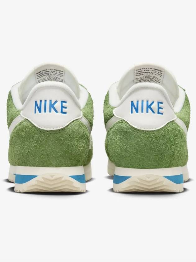 Cortez Low Top Sneakers Green Suede - NIKE - BALAAN 7