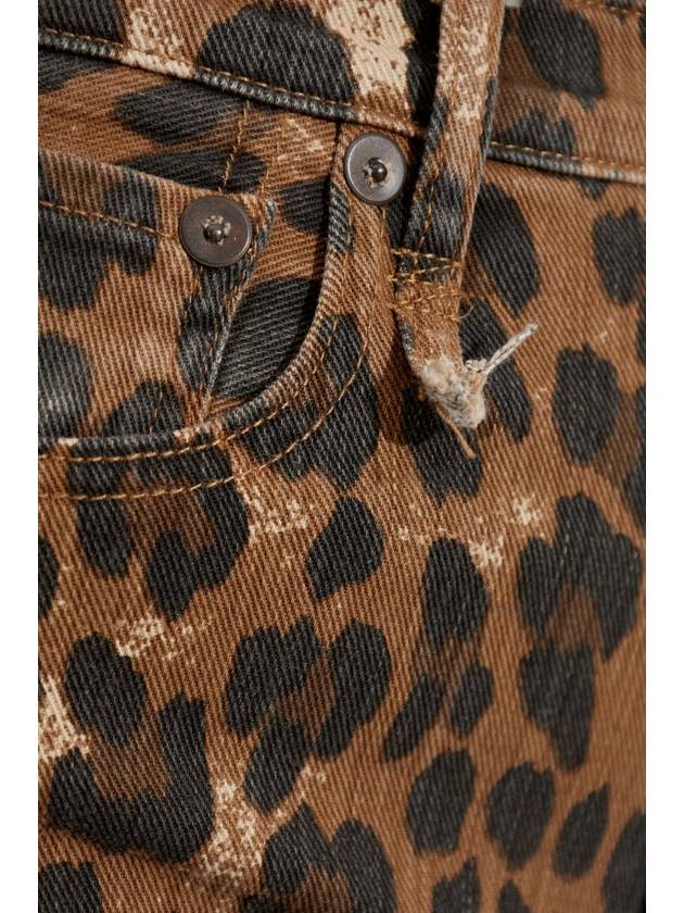 R13 Jeans With Animal Print, Women's, Beige - R13 - BALAAN 5