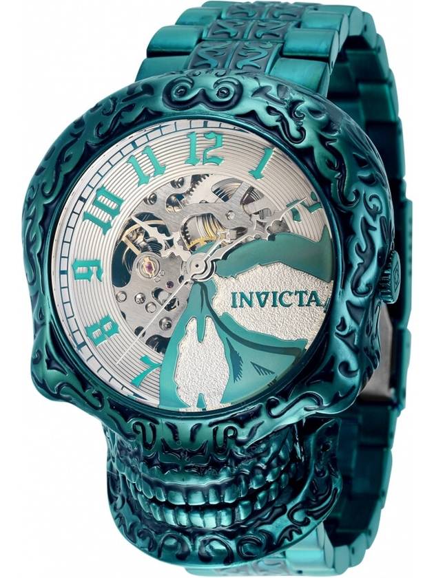 Invicta Artist Skull Automatic Silver Dial Men's Watch 40759 - INVICTA - BALAAN 2