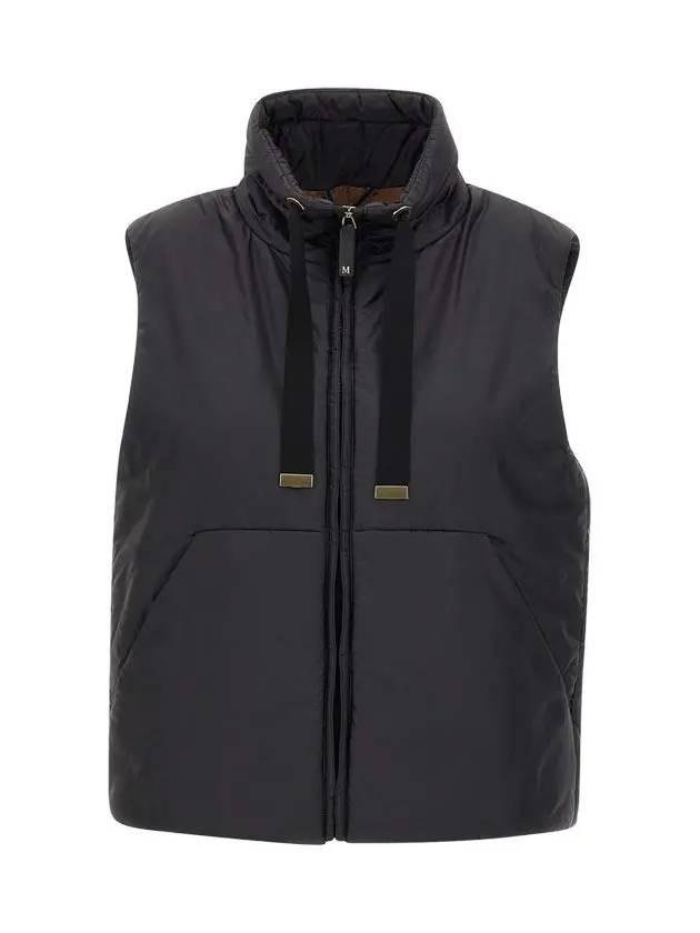 Stand up collar padded vest black - MAX MARA - BALAAN 3