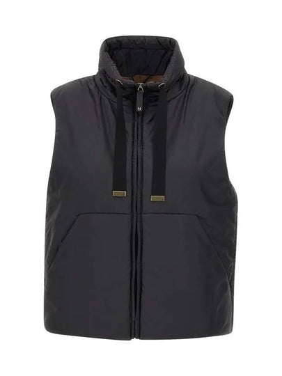 Stand-Up Collar Padded Vest Black - MAX MARA - BALAAN 2