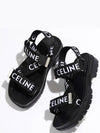 Leo Strappy Sandals Black - CELINE - BALAAN 2