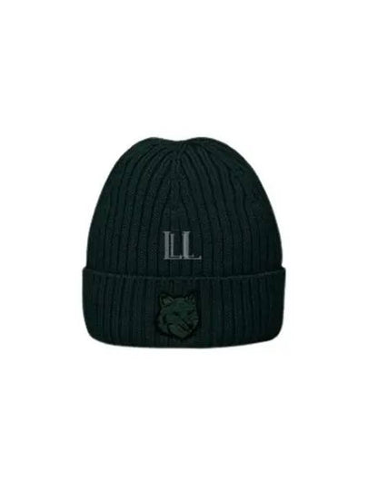 Wool Fox Head Beanie Green - MAISON KITSUNE - BALAAN 2