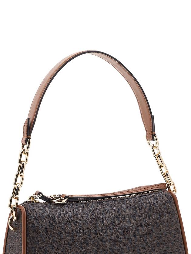 Women's Jet Set Monogram Print Shoulder Bag Brown - MICHAEL KORS - BALAAN 9