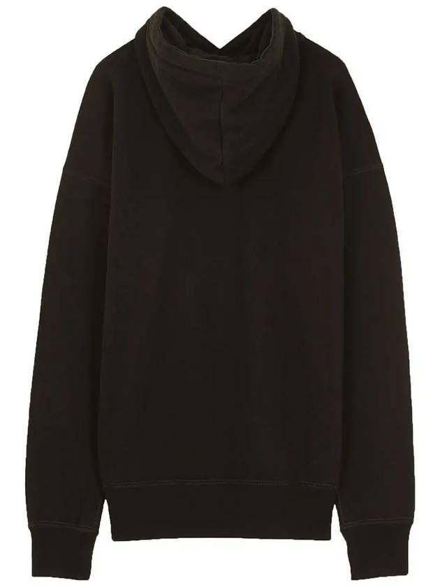 Mansel Logo Hoodie Faded Black - ISABEL MARANT - BALAAN 3