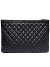 Women s A84407 Lambskin Black Boy Gold Large Clutch Bag - CHANEL - BALAAN 3