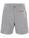 Men's RWB Striped Cotton Bermuda Shorts Grey - THOM BROWNE - BALAAN 4