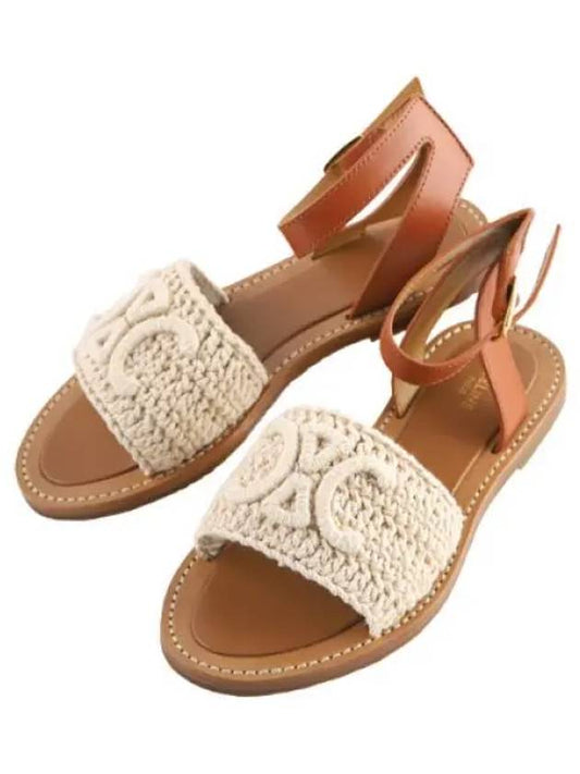 Triomphe Macrame Limpia Sandals Women - CELINE - BALAAN 1