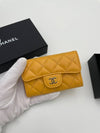 Classic snap card wallet 23A yellow gold AP0214 - CHANEL - BALAAN 3