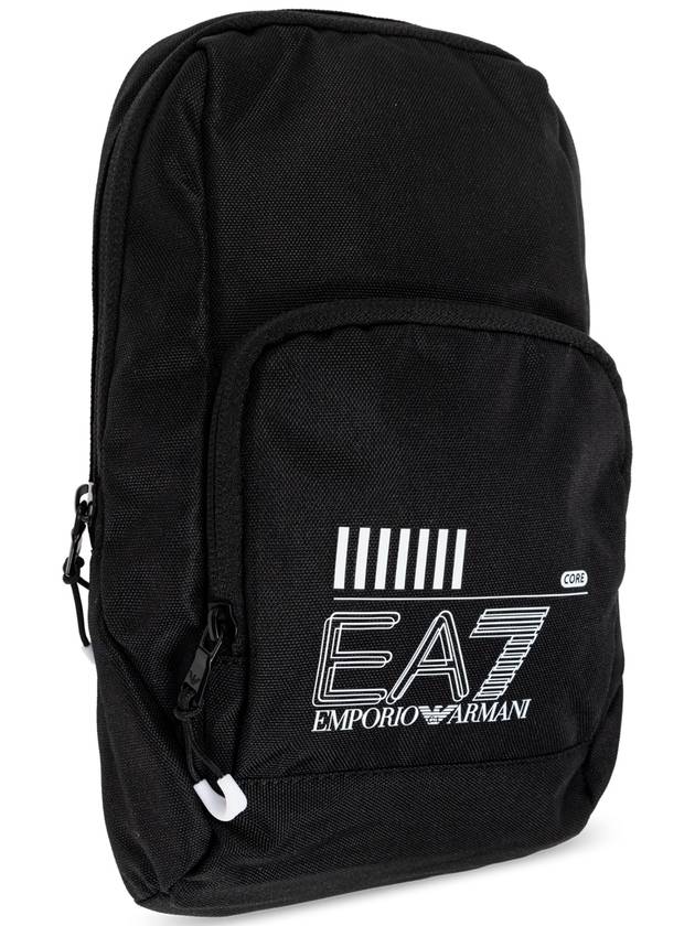 EA7 Emporio Armani One-shoulder Backpack, Unisex, Black - EMPORIO ARMANI - BALAAN 4