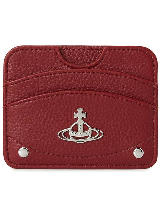 Logo Half Moon Card Wallet Red - VIVIENNE WESTWOOD - BALAAN 2