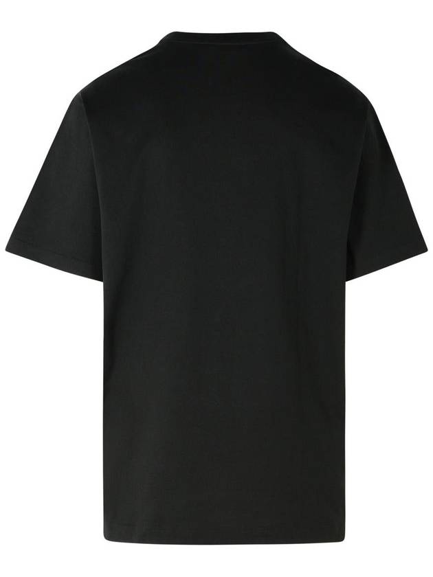 Dolce & Gabbana Black Cotton T-Shirt - DOLCE&GABBANA - BALAAN 3