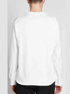 Logo Print Cotton Sweatshirt White - Y-3 - BALAAN 5