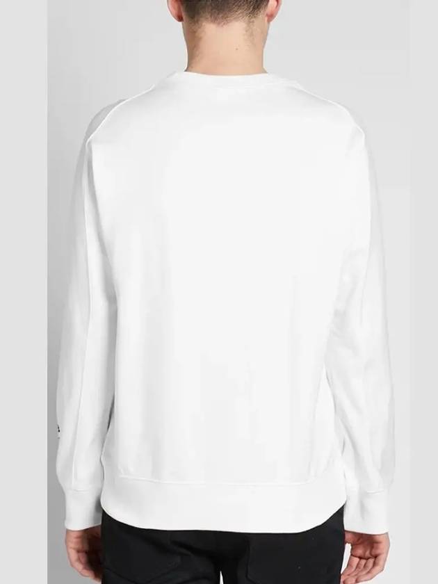 Logo Print Cotton Sweatshirt White - Y-3 - BALAAN 5