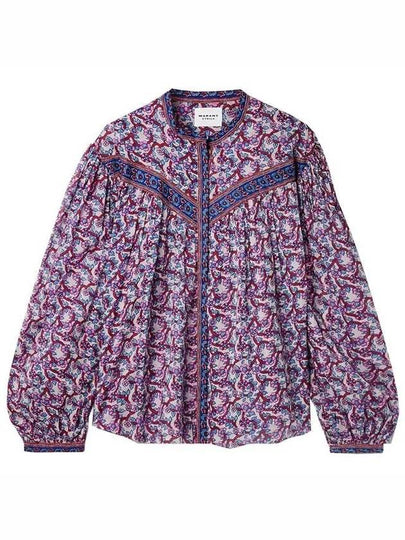 Salika Flower Print Blouse - ISABEL MARANT ETOILE - BALAAN 2