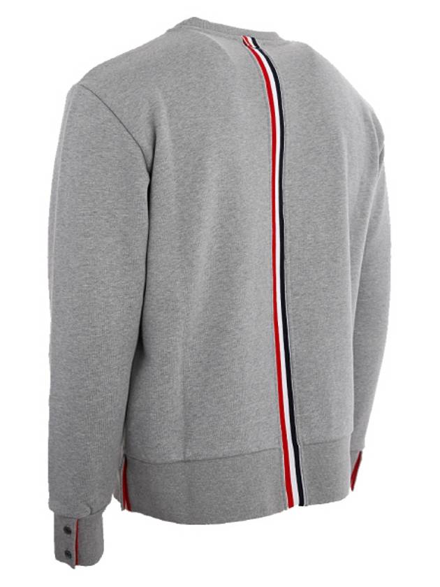 Center Back Stripe Crewneck Sweatshirt Light Grey - THOM BROWNE - BALAAN 5