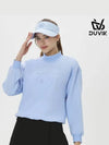 Women s Embossed Bruzon Mock Neck Long Sleeve T Shirt DE3WTS163SB - DUVIK - BALAAN 4