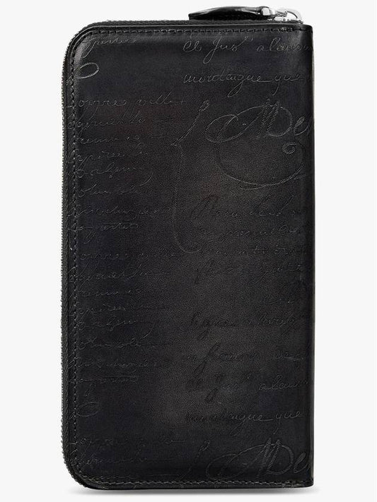 Itauba Neo Scritto leather zipper long wallet - BERLUTI - BALAAN 2