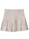 Camouflage Pleated SkirtBeige - DAREPLAY - BALAAN 3