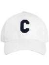 Initial Baseball Cap Cotton White - CELINE - BALAAN 2