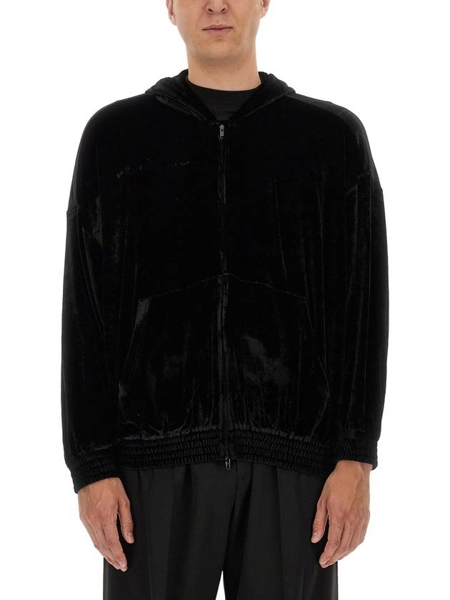 23 fw velvet sweatshirt 751014TOVO31000 B0040440930 - BALENCIAGA - BALAAN 2