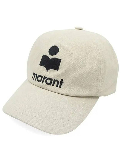 Tyron Logo Cotton Ball Cap Ecru - ISABEL MARANT - BALAAN 2