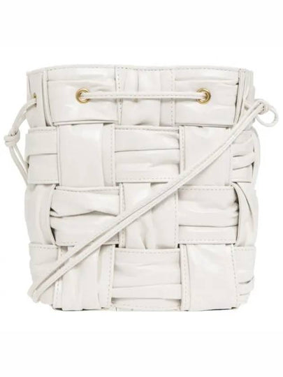 Cassette Mini Bucket Bag White - BOTTEGA VENETA - BALAAN 2