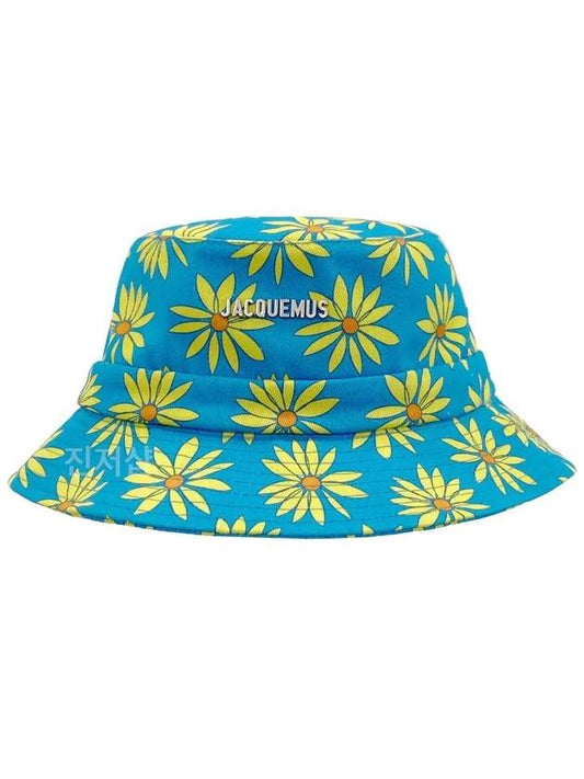 Le Bob Gadjo Knotted Bucket Hat Blue - JACQUEMUS - BALAAN 2