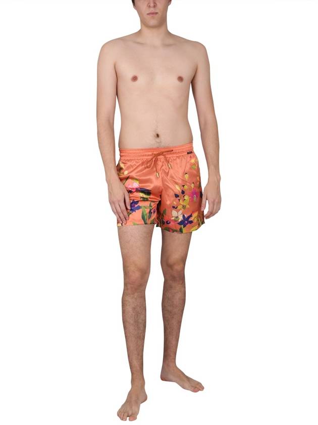 swim pants 1B350 13810750 ORANGE - ETRO - BALAAN 3