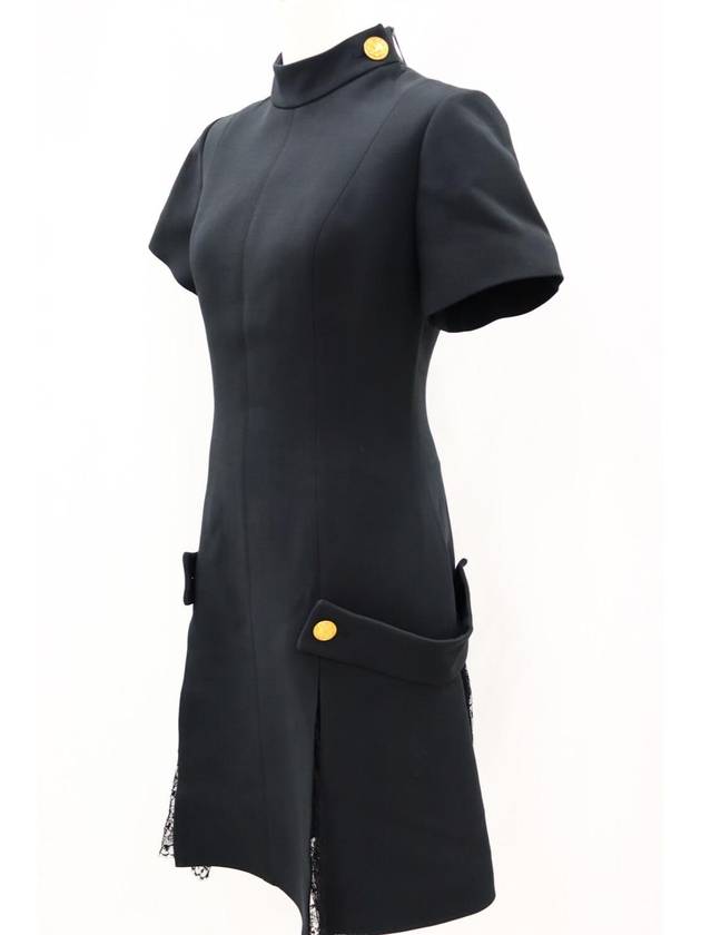 Short sleeve dress black 1AA9L3 - LOUIS VUITTON - BALAAN 4