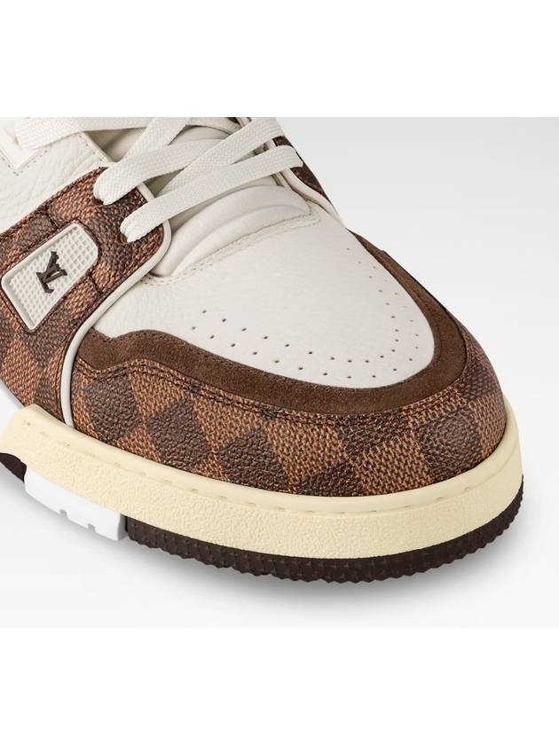 LV Trainer Sneakers Mocha Brown 1ACV5R - LOUIS VUITTON - BALAAN 4