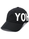 Big Logo Ball Cap Black - Y-3 - BALAAN 1