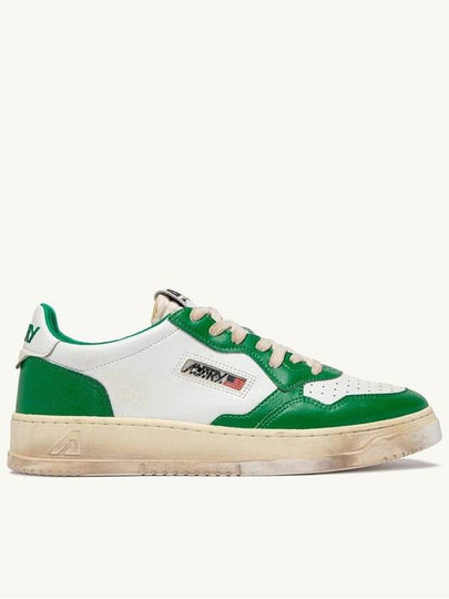 Super Vintage Low Top Sneakers Green - AUTRY - BALAAN 2