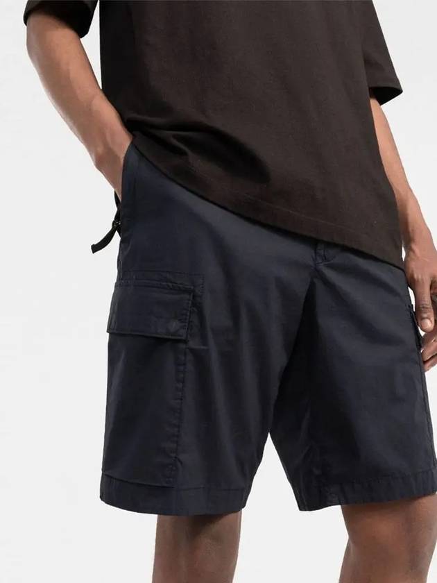 Cargo Bermuda Shorts Navy - STONE ISLAND - BALAAN 4