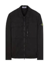 Supima Cotton Twill Stretch-TC Jacket Black - STONE ISLAND - BALAAN 6