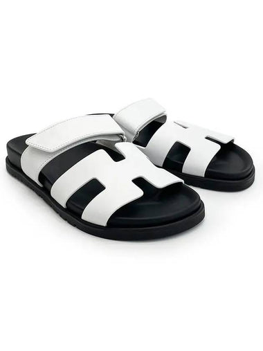 Chypre Sandals 37 White 4HA0782 - HERMES - BALAAN 1