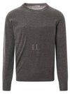 Cashmere Silk Knit Top Grey - BRUNELLO CUCINELLI - BALAAN 2