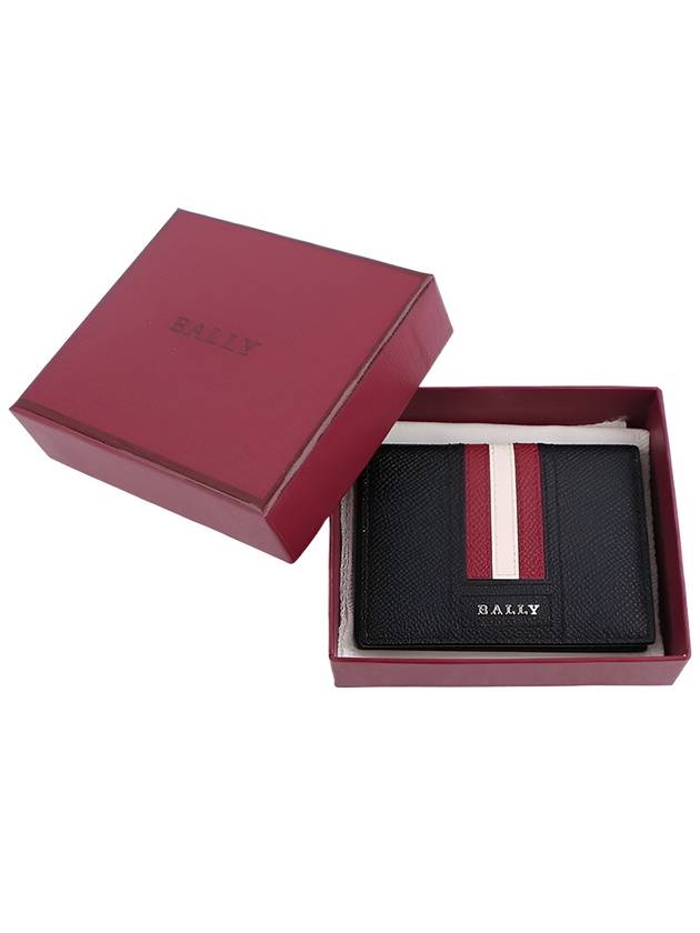 Talder Leather Card Wallet Black - BALLY - BALAAN 3